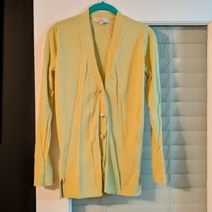 Loft Yellow Cardigan
